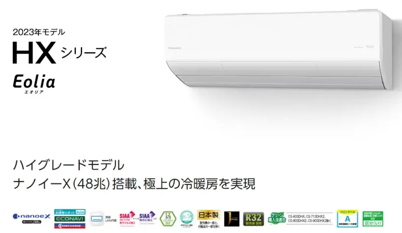 2023年　パナソニックハイグレードモデル　HXシリーズ