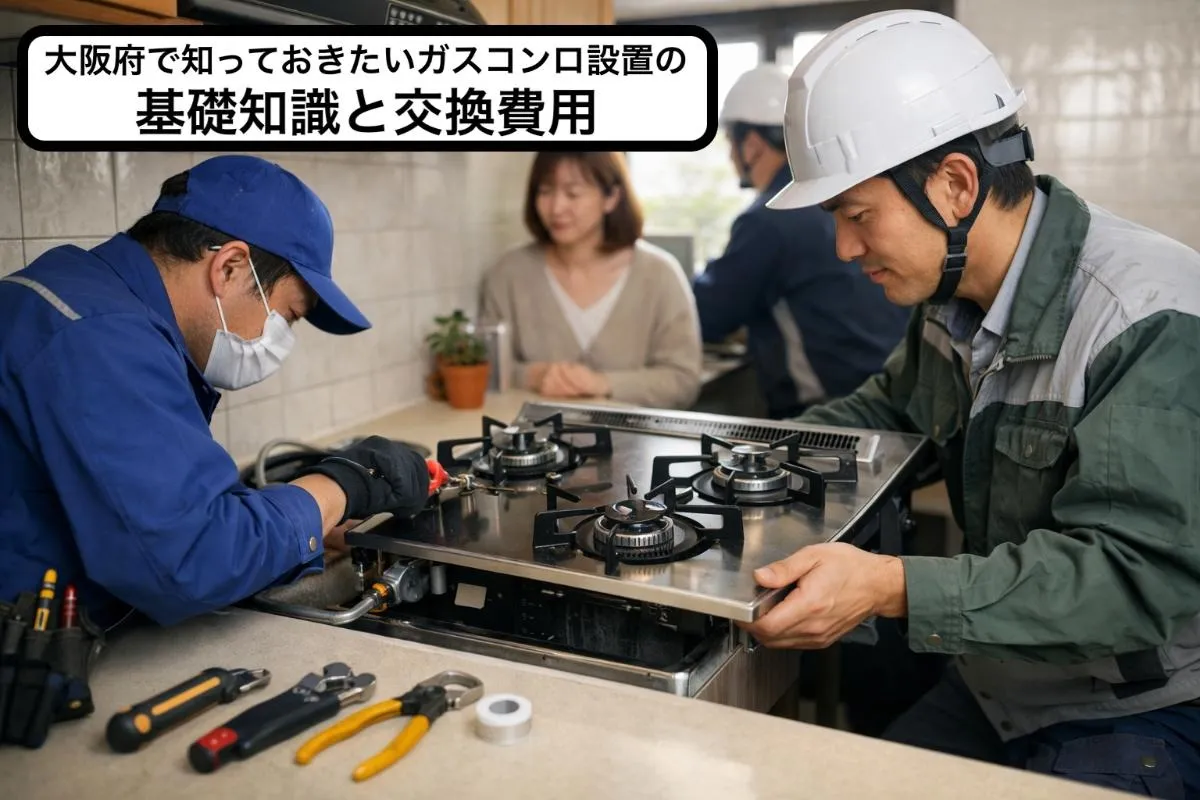 大阪府で知っておきたいガスコンロ設置の基礎知識と交換費用